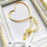 PodsTail イヤーフック (コットンパール)☆AirPods 落下防止☆Hook 04