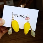 爽やかイエローのピアス