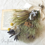 ✳︎New!✳︎Antique greenのナチュラルドライフラワースワッグ【洋書ペーパーおまけ付き】