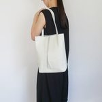 【新春感謝祭30%OFF】シュリンクレザーA4トートバッグ＜アイボリーホワイト＞