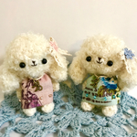 あみぐるみたれ耳うさぎ☆クリーム