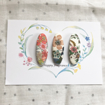《送料無料》裏まで可愛い♡リバティ・パッチンピン(5cm)  3本セット