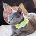 再販4 猫用 お花チョーカー
