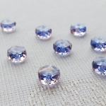 ブルーとピンクのハーモニー〜8mm〜　チェコビーズ　8mm　8個