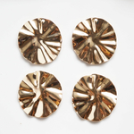 【4個】Gold  circle＊metal charm 