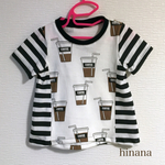 切替Tシャツ(coffee×ボーダー)再販☆