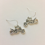 バイクのシルバーピアス