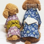 犬服・sunflower★ドビー織浴衣