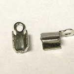 ひも留め ロジウム 約2mm 【20個セット】6001200