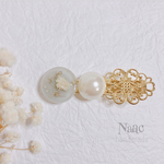 antique パールヘアクリップ [再販]