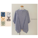 数量限定 涼感 ICE TOUCH summer UV cape   denim blue