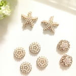 つぶつぶパールヒトデのピアス・イヤリング