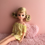 ルームウェアセット イエロー ピンククッション