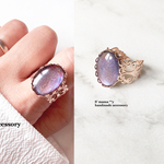 再販❇️original cabochon ring ピンクゴールド