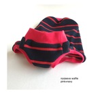 ワッフルボーダー pink×navy