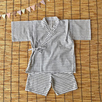 【marutorothe様ご注文品】甚平110（豆絞り　紺）