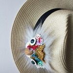 <再販＞lion hat つば広２色