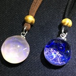 【hokaron様　オーダー品】水紋ペンダント（ピンク）２点セット