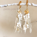 ふわふわピアス＊kinari＊ピアス／イヤリング