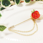  薔薇のアップルパイ【ハットピン 】