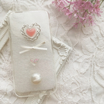 ハート×リボン iPhoneケース