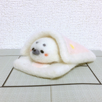 (動物別売り)ぬくぬくお布団☆ピンク☆羊毛フェルト