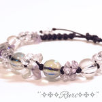 再販＊4༅೫シャボン玉 七色の滴೫༅ 天然石 パワーストーン ブレスレット