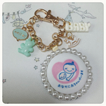 マタニティマーク、HELLO!BABY♡バッグチャーム(ホワイト)