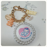 マタニティマーク、HELLO!BABY♡バッグチャーム(イエロー)