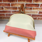 可愛い バイカラー  親子がま口財布