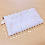 さわやかソーダの平ポーチ(ピンク)