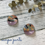 ウェーブラウンド チャーム　29ｍｍ【purple】