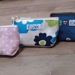 もっと小さめポーチ(小)~ピンク、ブルー、花
