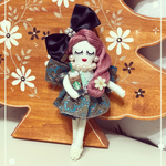 ルルべちゃんのバッグチャーム