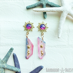 Sun☀︎Gradation Crystal ピアス