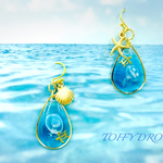 海月の雫ピアス