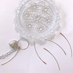 new*⋆6本★ロング スティック★60mm★シルバー★
