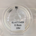  ⭐︎送料無料⭐︎国産エラストマーゴム 10m巻   0.8mm
