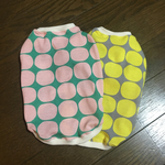 🐩犬服🐕北欧ドット&ボーダータンク