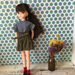 タックショートパンツカーキ