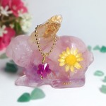 ミニうさぎさんRosy （ ・ x ・ ） うさぎのオルゴナイト