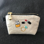 刺繍 ミニミニポーチ 夏のお出かけ