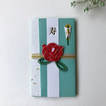ご祝儀袋 新緑×紅平梅