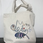 お絵かき刺繡トートバッグ（ナチュラル）