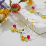 ピアス ◇ お花のカラフルピアス(ビビットカラー)