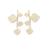 PDT-1487-MG【2個入り】スクエアリーフツリーチャーム,Square Leaf Tree Branch 