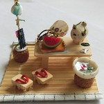 日本の夏・朝顔・風鈴・豚蚊取り
