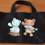 Wクマトートバッグ　Mサイズ