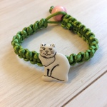 ネコちゃんブレス　グリーン