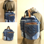 m226  3wayワイヤーbag(デニムパッチ) 
